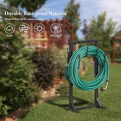 Metal Rust Resistant Garden Hose Holder Storage Rack New Condition