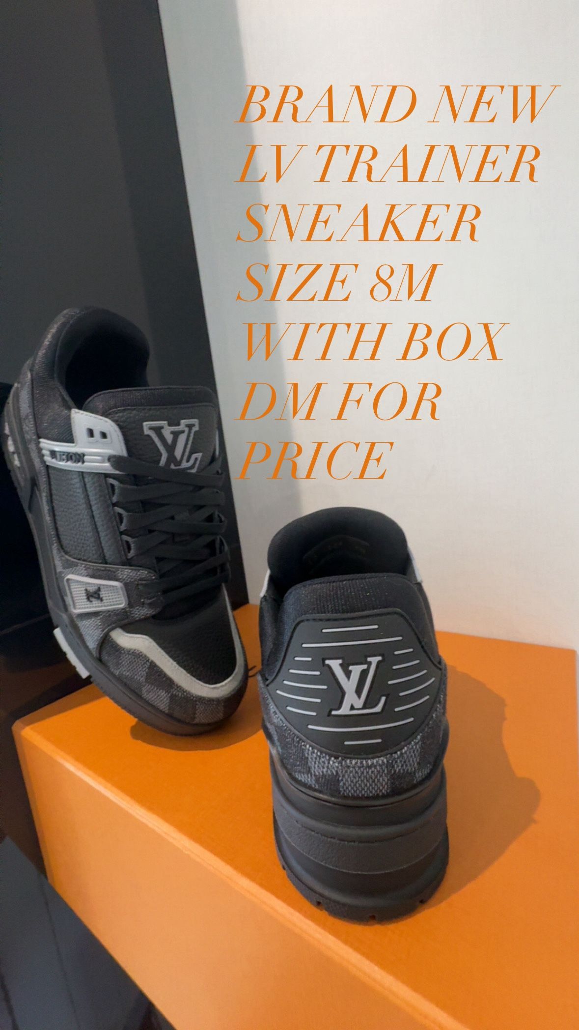 BRAND NEW LV TRAINER SNEAKER