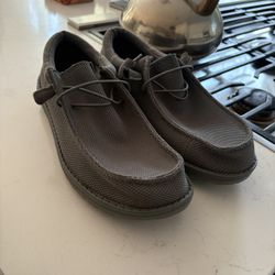 Grey hey dudes size 10