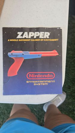 Nintendo NES Zapper Instruction Manual