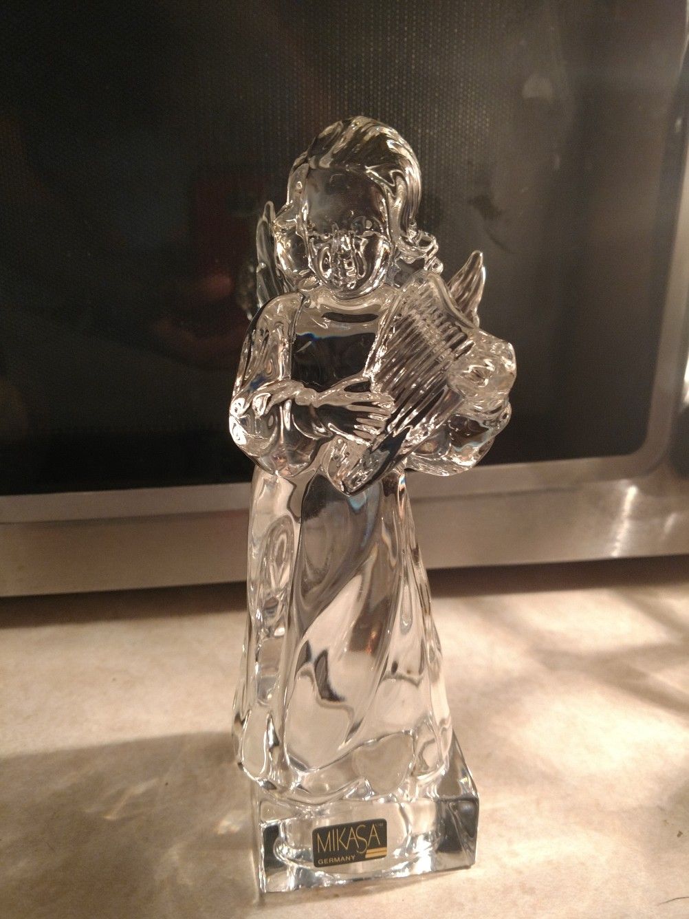 Mikasa Crystal Angel Sculpture