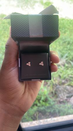 Real diamond earrings