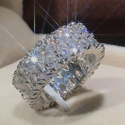 Crystals Wedding Band 