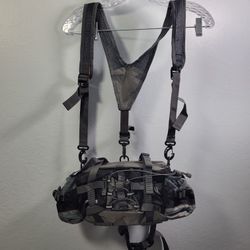 Viscne Large Gray & Black Hiking/Camping Fanny Pack 22726-1M6