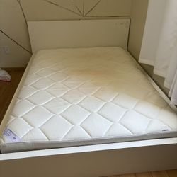 White full sized Bed frame 