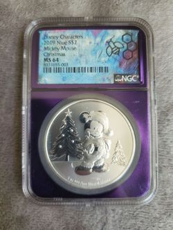 1 OZ Mickey mouse coin
