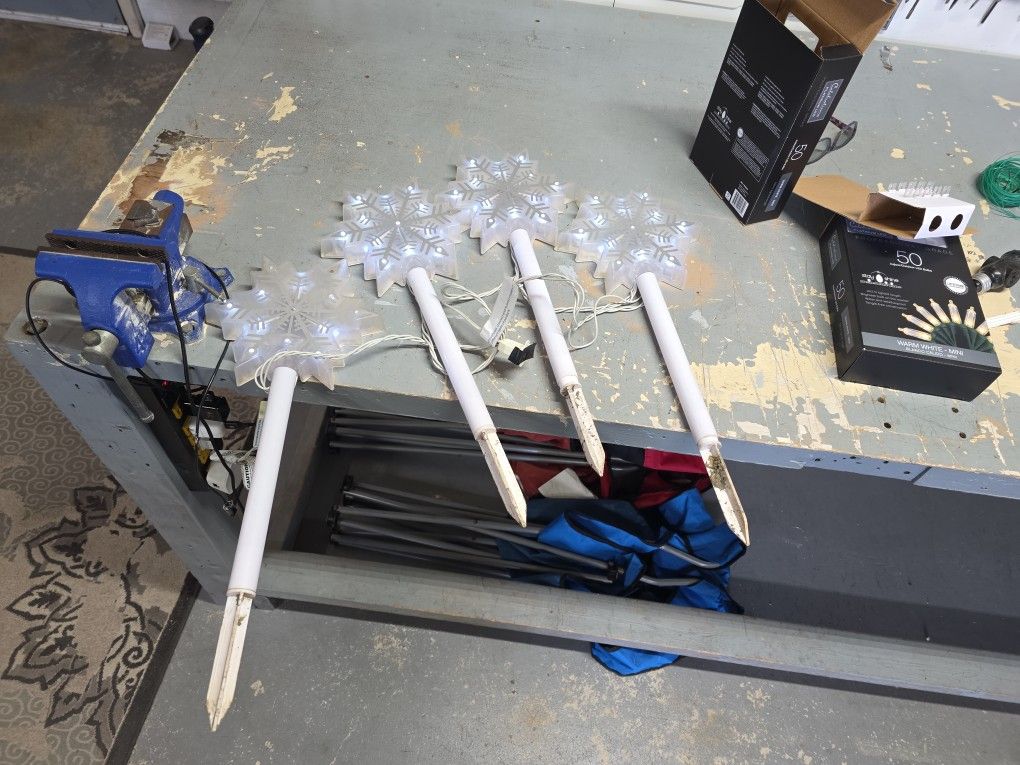 Snowflake Lights/steaks