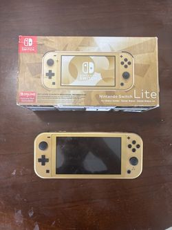 Nintendo Switch Lite Hyrule Edition with Box