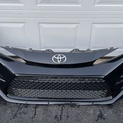 BLACK TOYOTA COROLLA SPORT 2020 2021 2022 2023 2024 FRONT BUMPER