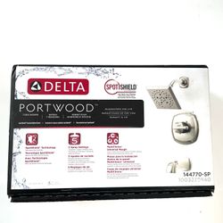Delta Portawood Spotshield Tub and Shower 144770-SP