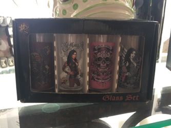 LA Ink shot glasses brand new