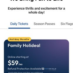 Magic mountain Six Flags Tickets