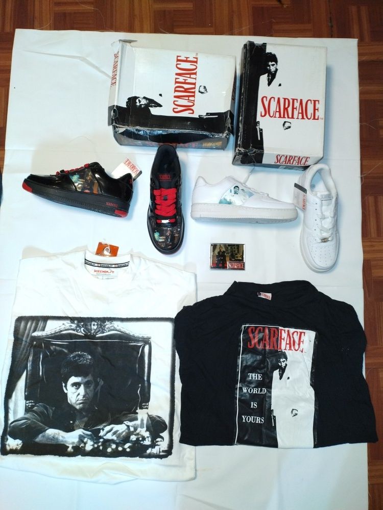 Scarface Sneakers And Shirt All New 