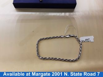 Rope Bracelet - Silver 7.2 grams 8 inch