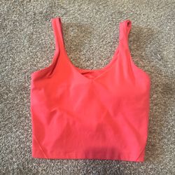 Pink lululemon align tank top 