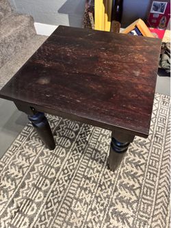 World Market sofa and end tables