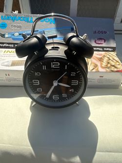 Black Alarm Clock