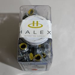 New  Electrical Metallic Tube Screw Connector 1/2" Set of 50 Pcs NEW