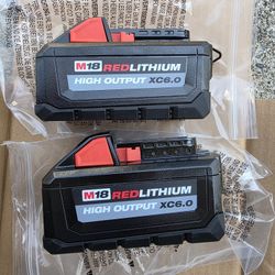 Milwaukee M18 Batteries 