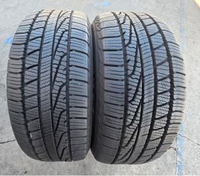 2 USED TIRES GOODYEAR 215/60/16
