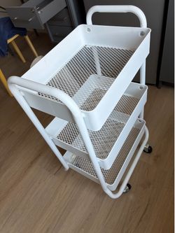 Move out Sale, Laundry basket, Metal Utility Cart, drying rack, shoe rack, black out curtain