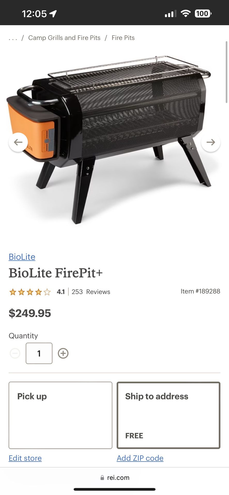 Biolite Fire pit + *Brand New*