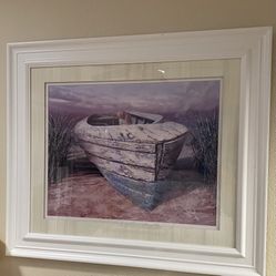 Framed Boat Print