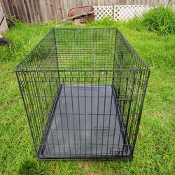 X Large Metal Dog Cage 2-Door