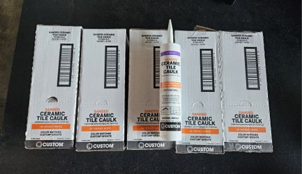 New Sanded Ceramic Tile Caulk Bright White