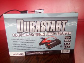 Durastart 10000 mAh lI-ION Jump Starter