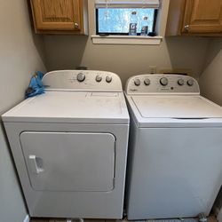 Whirlpool washer An dryer