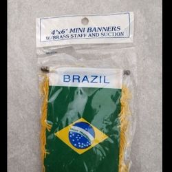 Brasil  Flag Mini Banners