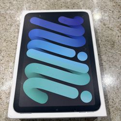 Latest Model New Open Box Apple iPad Mini With Space Gray 128gb $600 Retail AppleCare Plus