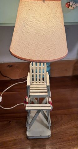 Lifeguard stand lamp