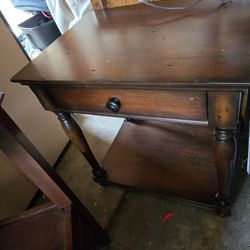 Wooden Night Stand / End Table