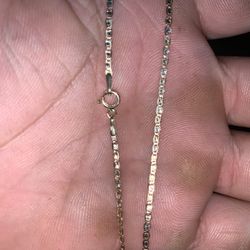 20” 10kt Gold Valentino Chain 3 Tone