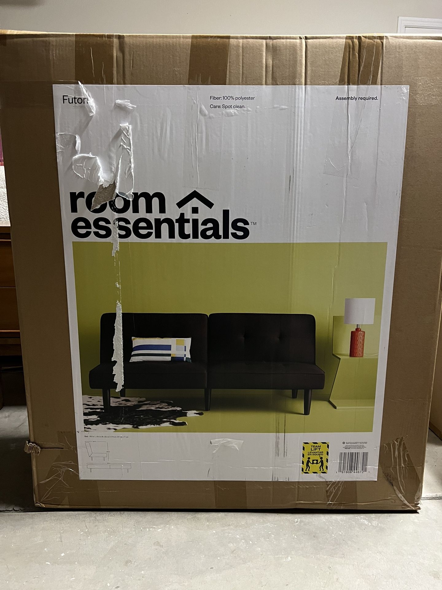 Futon, New In Box, Black