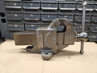 Rock Island 591 Bench Vise Vice USA Made 