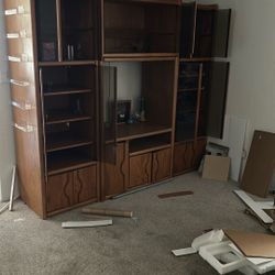 Oak Entertainment Center Must Sell