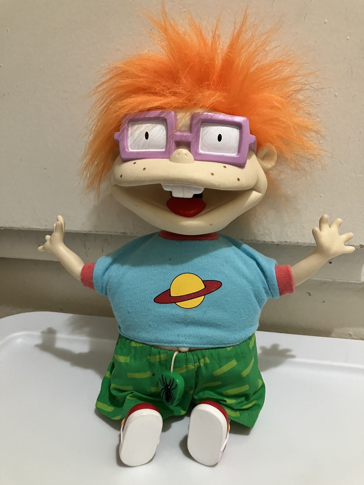Vintage 90’s Mattel Rugrats Chuckie Finster Vibrating Doll