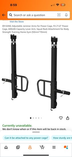 Arms For Power Cage