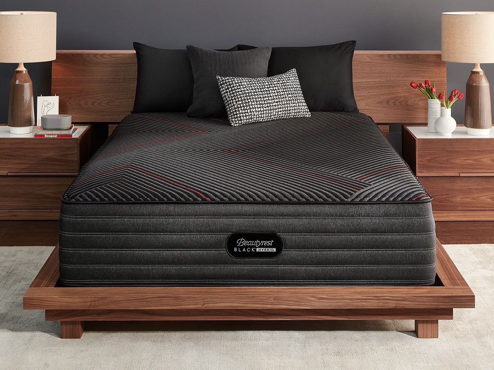 King Size Beautyrest Black C-Class Mattress, 12” Extra Firm, Factory-sealed, direct from manufacturer, same-day delivery available.