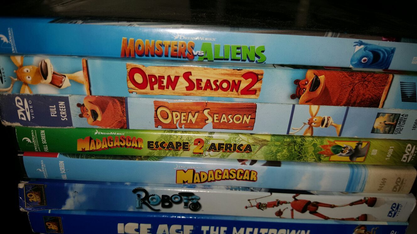Disney Pixar DreamWorks DVD Lot Shrek Ice Age Madagascar, 53% OFF