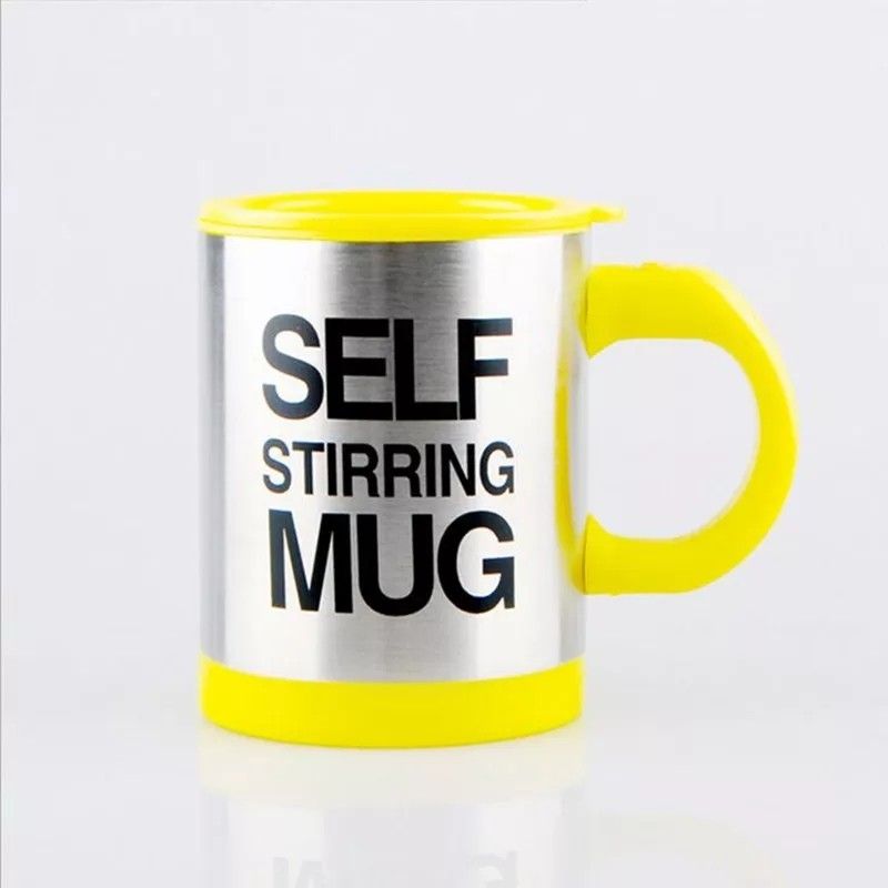 Self Stirring Coffee Mug Cup - 400ml Automaticl Electric Stainless Steel Self Mixing & Spinning Home Office Travel Mixer Cup