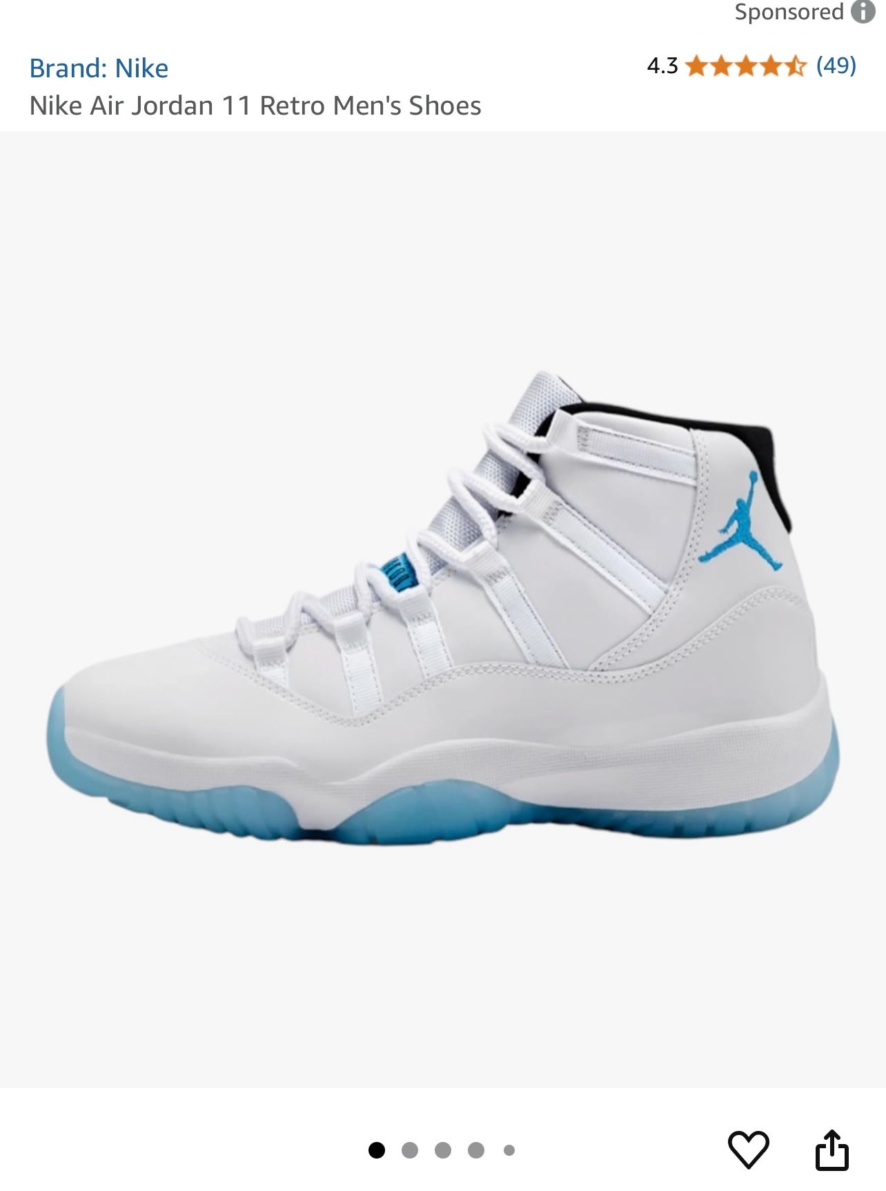 🔥 Brand New Air Jordan 11 Retro “Legend Blue” – Size 9.5 – $150