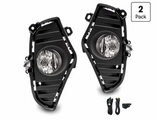 Driving Fog Lights Lamps Assembly for 2019-2021 Toyota Rav4 Fog Light Replacement with H16 12V 19W Bulbs, Switch and Wiring Kit