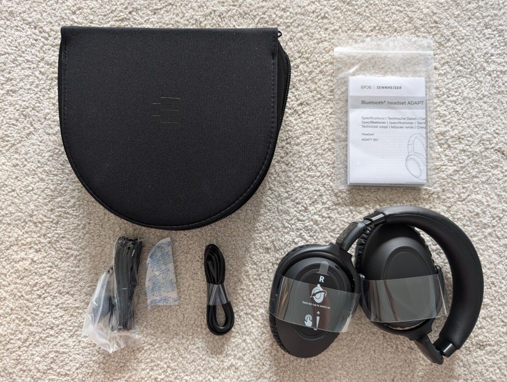 Sennheiser EPOS ADAPT 661 Wired/Wireless Active Noise Cancelling Headset - Black