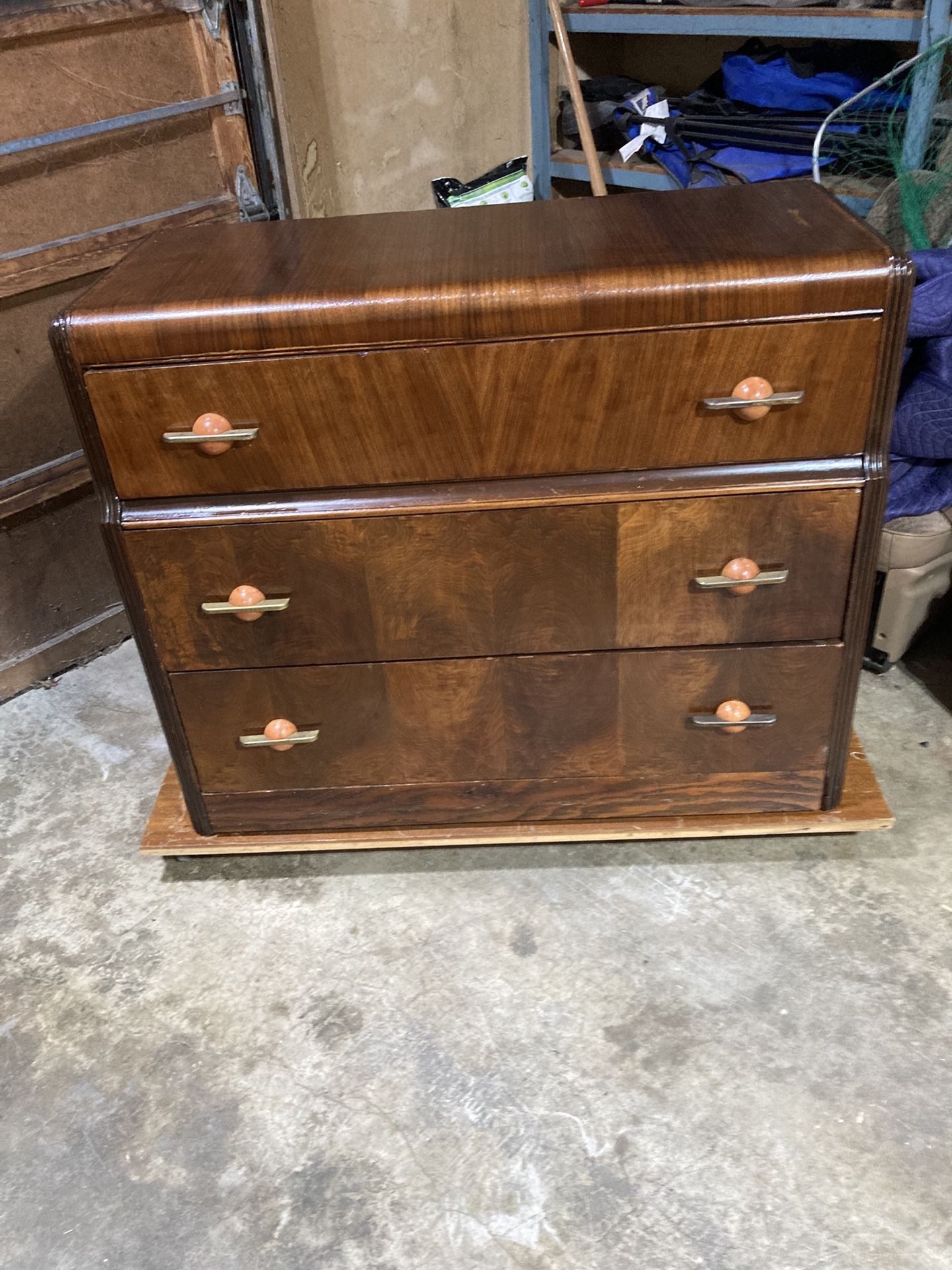 Art Deco Waterfall Dresser