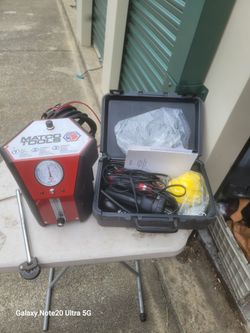 Automotive diagnostic smoke machine.