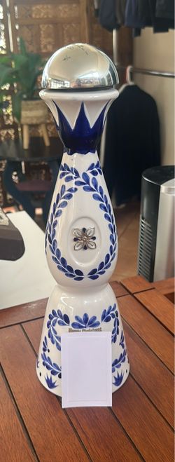 Talavera Empty Tequila Bottles (2)
